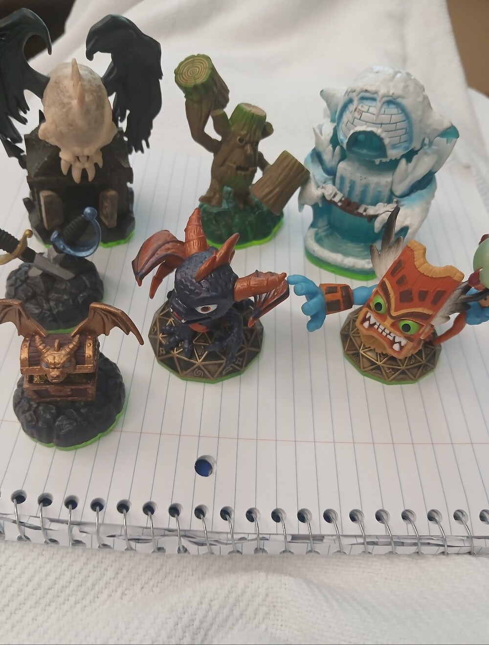 Set Of Skylander Figures From 2011